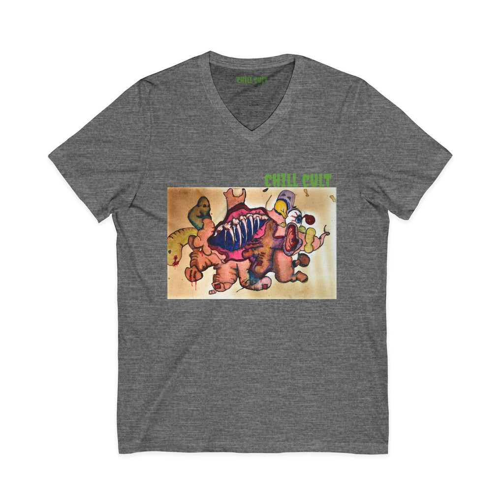 Pig stock V neck tee