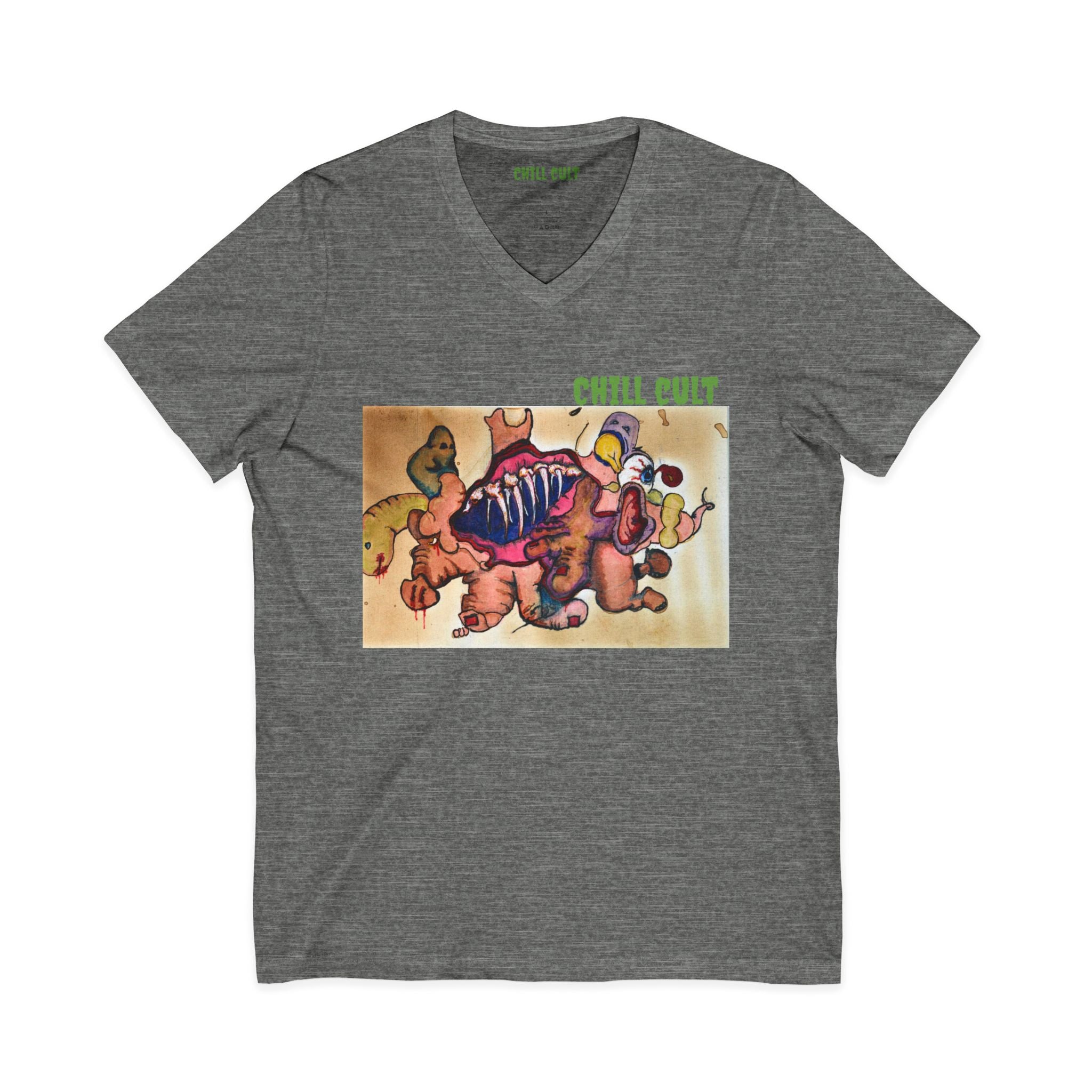 Pig stock V neck tee