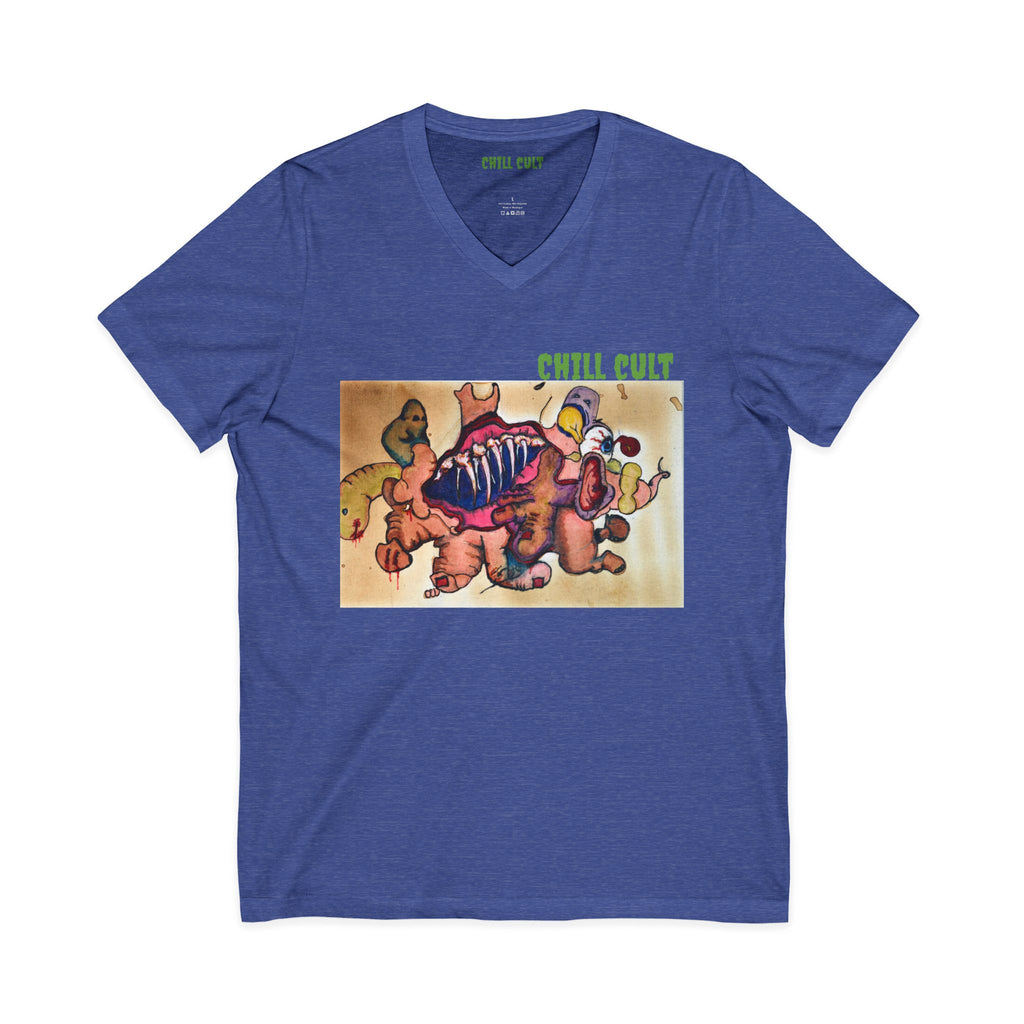 Pig stock V neck tee