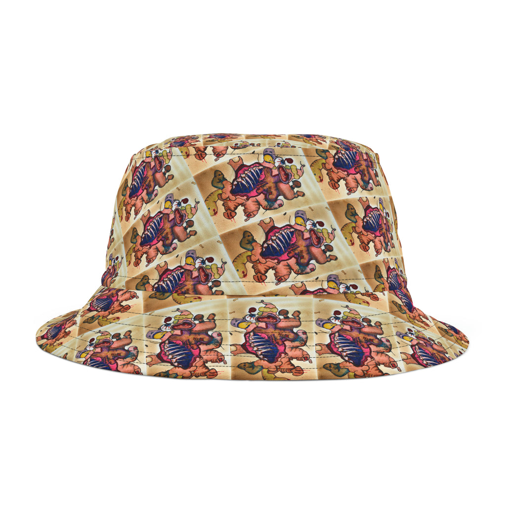 Fully Slammed Pig Stock Bucket Hat