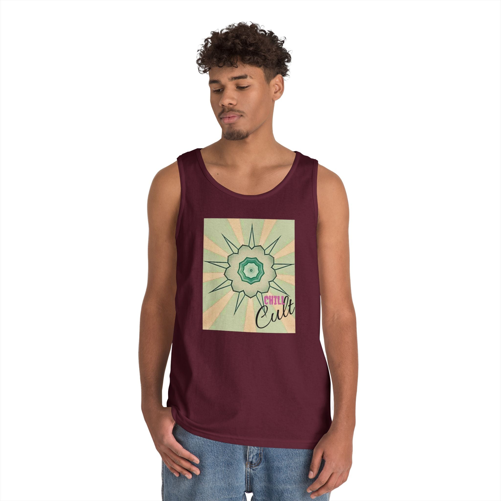 Chill Cult Unisex Tank Top - Relaxed Vibes for Summer Fun, Beach Outings, Party Wear, Casual Style, Gift for Friends