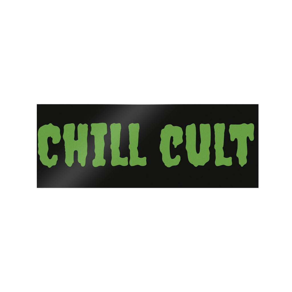 Chill Cult Die-Cut Stickers | Cool Vibe Decals for Laptops, Water Bottles, Skateboards, Aesthetic Decor