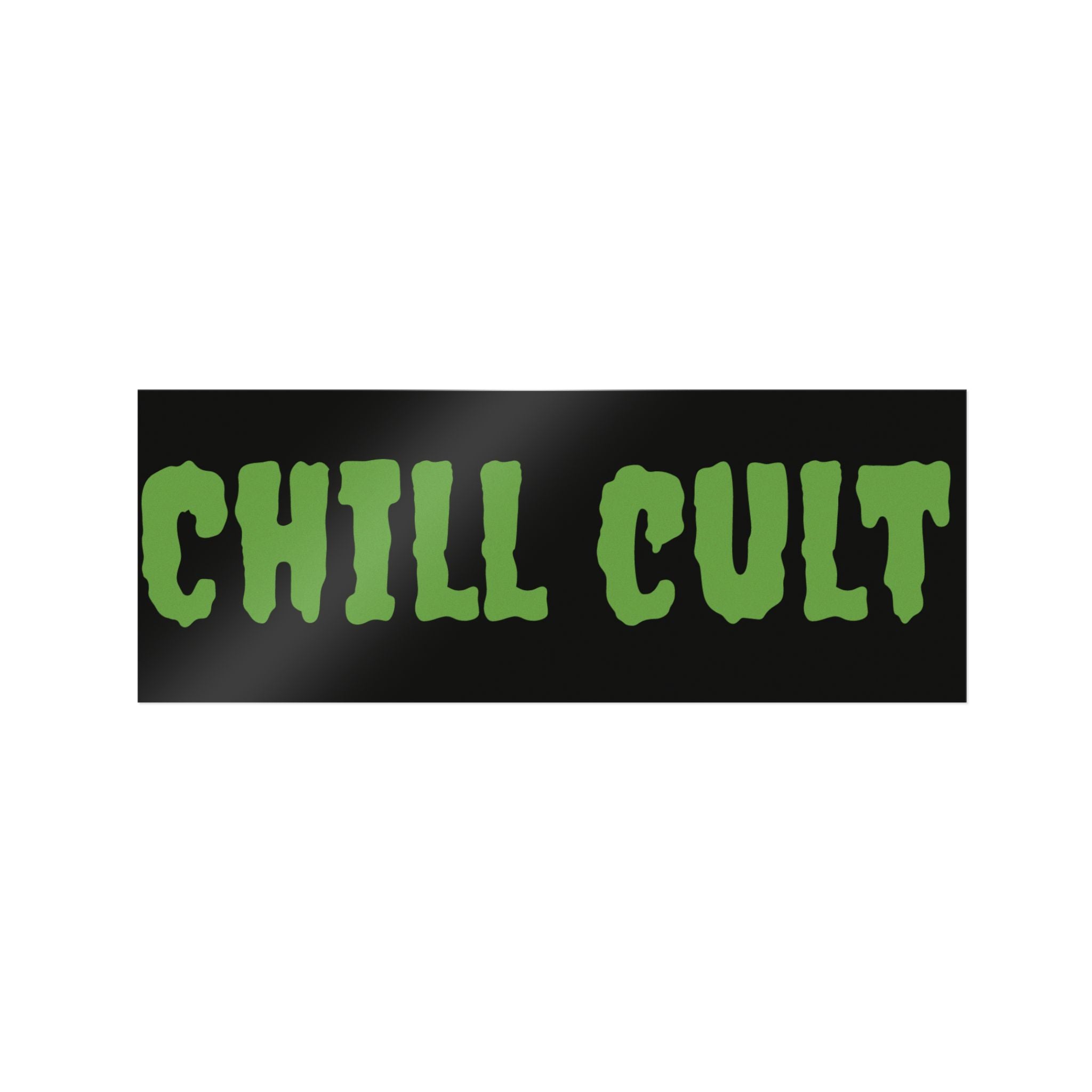 Chill Cult Die-Cut Stickers | Cool Vibe Decals for Laptops, Water Bottles, Skateboards, Aesthetic Decor