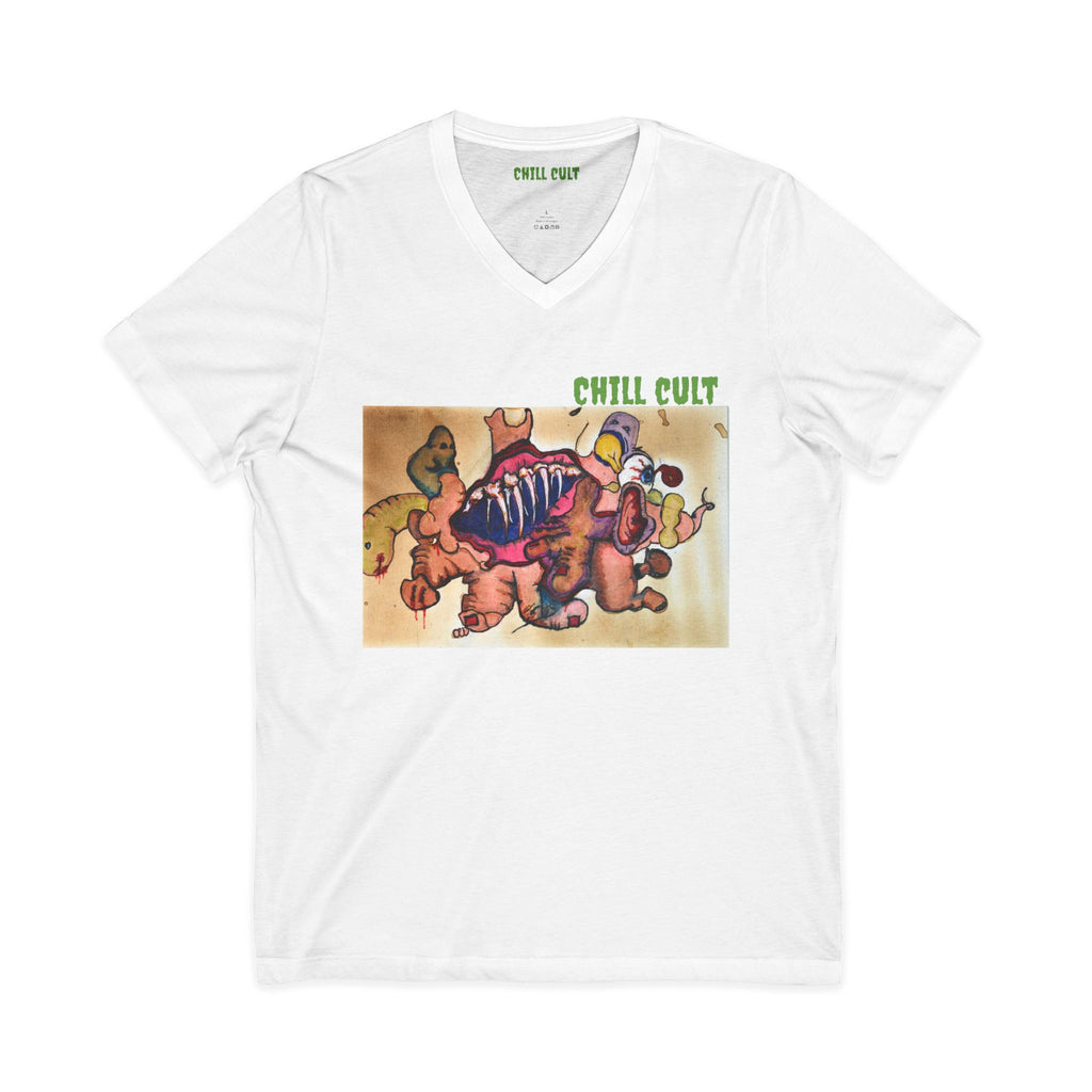 Pig stock V neck tee