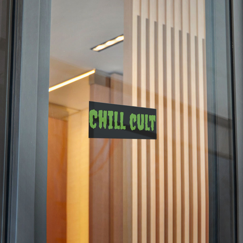 Chill Cult Die-Cut Stickers | Cool Vibe Decals for Laptops, Water Bottles, Skateboards, Aesthetic Decor