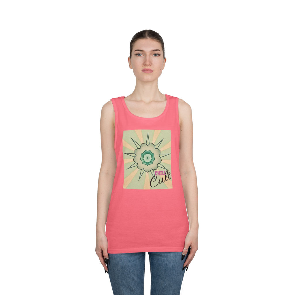 Chill Cult Unisex Tank Top - Relaxed Vibes for Summer Fun, Beach Outings, Party Wear, Casual Style, Gift for Friends