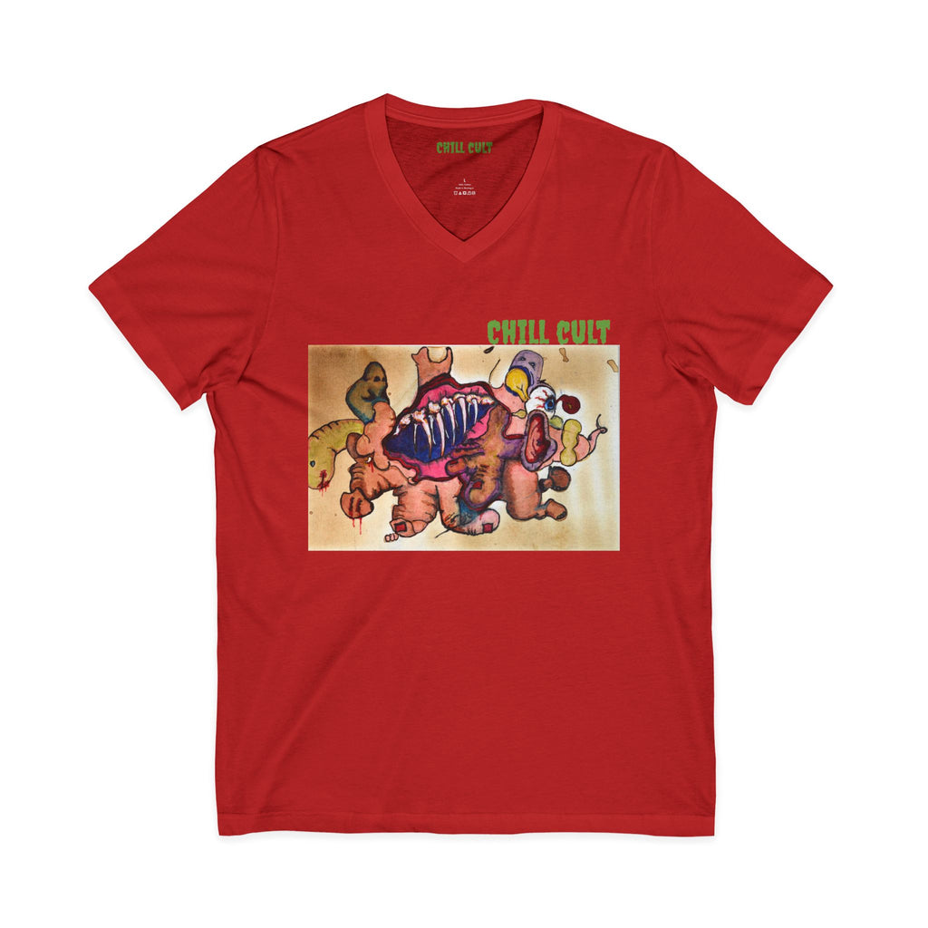 Pig stock V neck tee