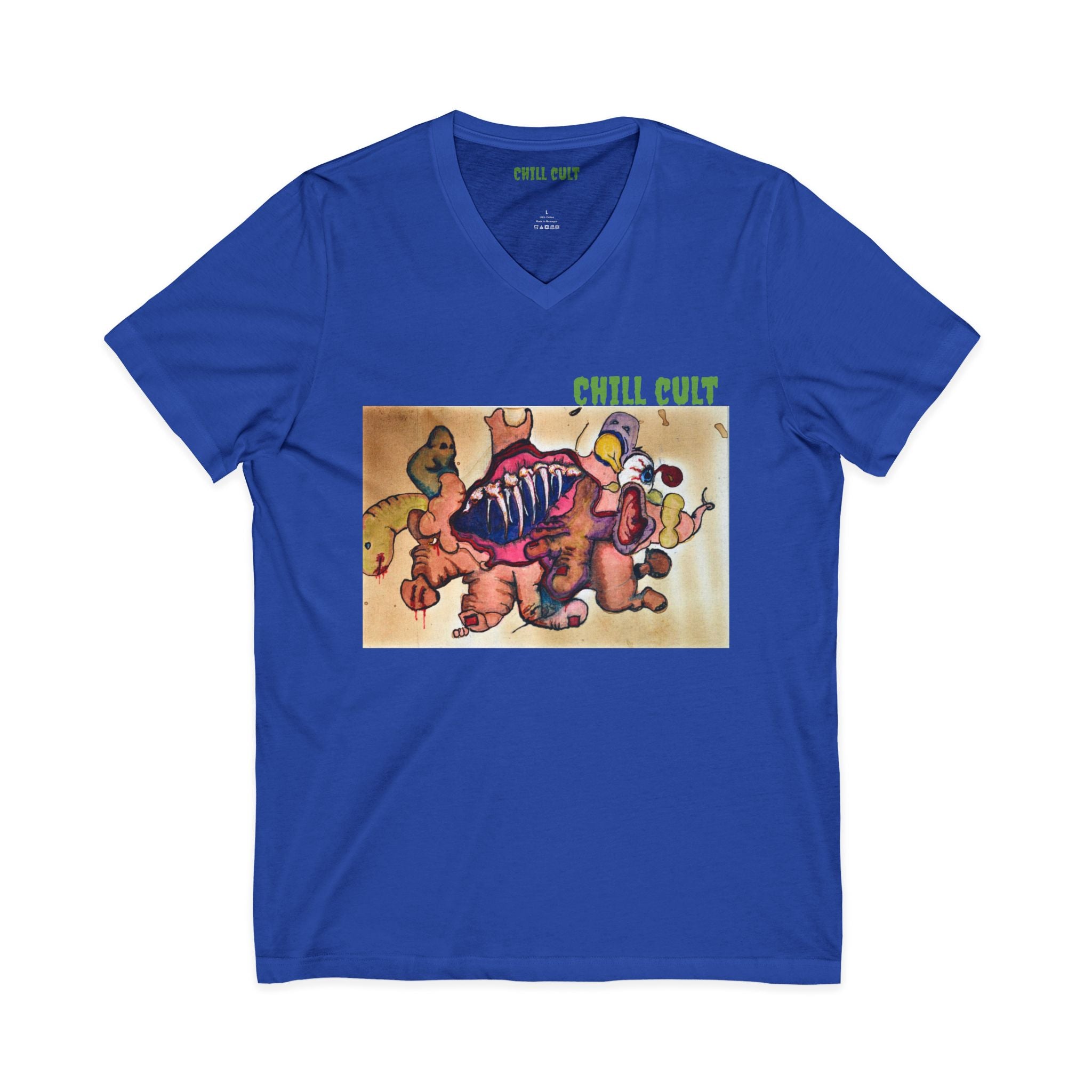Pig stock V neck tee